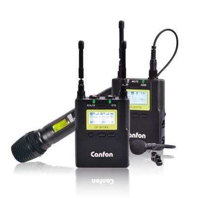 專(zhuān)業(yè)級(jí)無(wú)線(xiàn)麥克風(fēng)UHF 100頻一拖二（CF-W11HS）